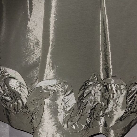 * MAX and CLEO black and silver Cocktail PROM Dress - Picture 4 of 8